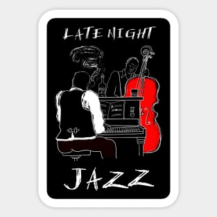 Late Night Jazz Sticker